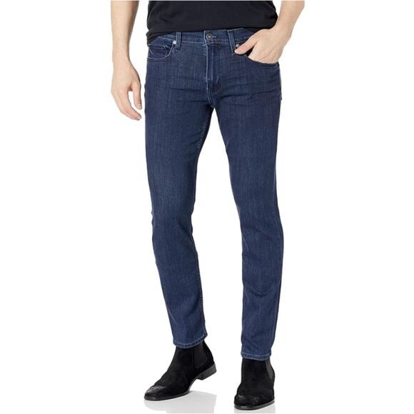 PAIGE Men's M653697-3402 Lennox Size 28 Blue Transcend Slim Fit Jeans NWT - Picture 1 of 14